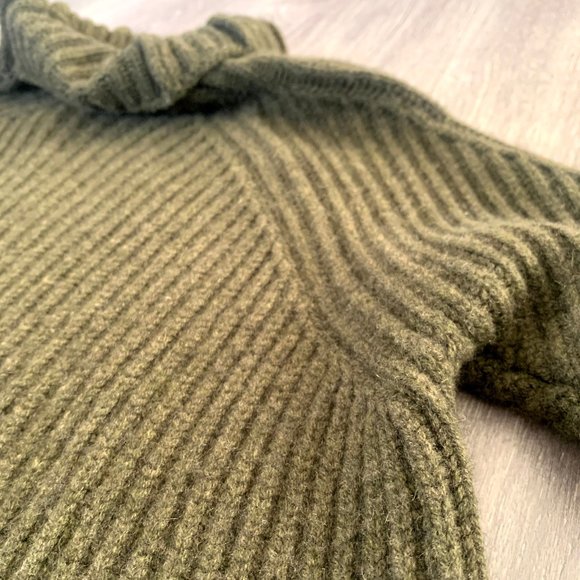Barneys NY Cowl Neck Wool Sweater - Picture 3 of 3